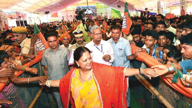 Vasundhara Raje: In-demand star campaigner & Power Center of BJP in Rajasthan
