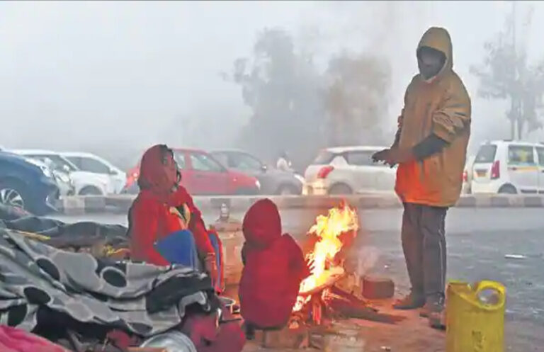 फतेहपुर में शीतलहर के कारण बढ़ी ठंडक, घने कोहरे ने बढ़ाई किसानों की चिंता